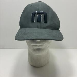 Men's Gray Performance Hat with Raised Logo